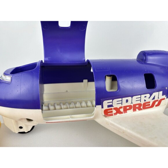 Vintage‎ 1984 PlaySkool Air Cargo Playset #295 Federal Express FedEx Plane Van - Picture 5 of 15